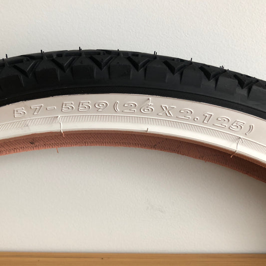 559-ChaoYang - (57-559) 26 x 2.2125") WHITE Wall Tire