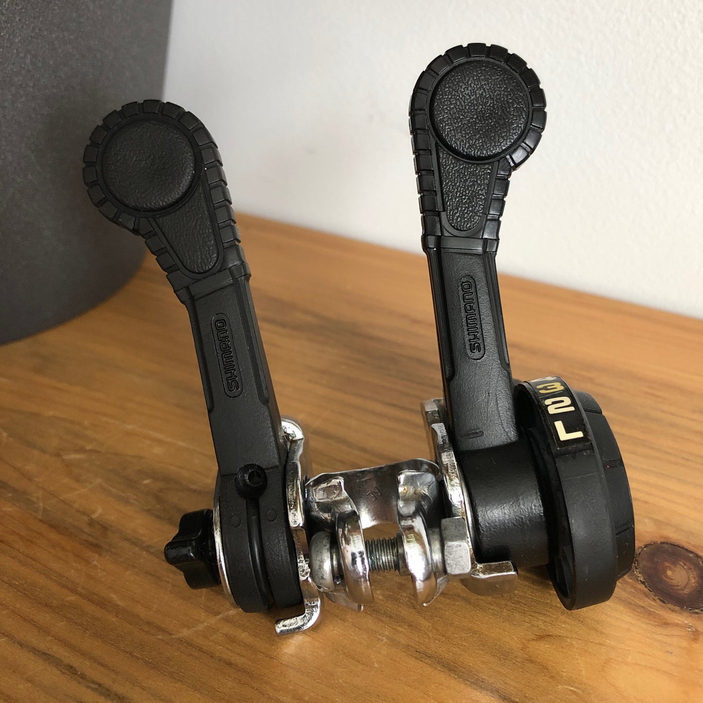 Shifter - Positron - Vintage Shimano Positron Stem Mounted Shifters