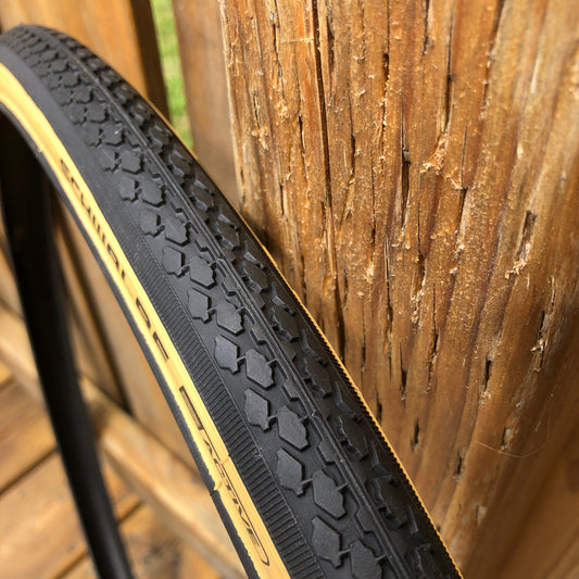 630-Schwalbe (H159) 27 x 1 1/4 (28/32-630) Gum Wall Tire with K-Guard