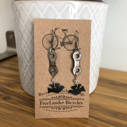 Freelander Bicycles December Dove Earring