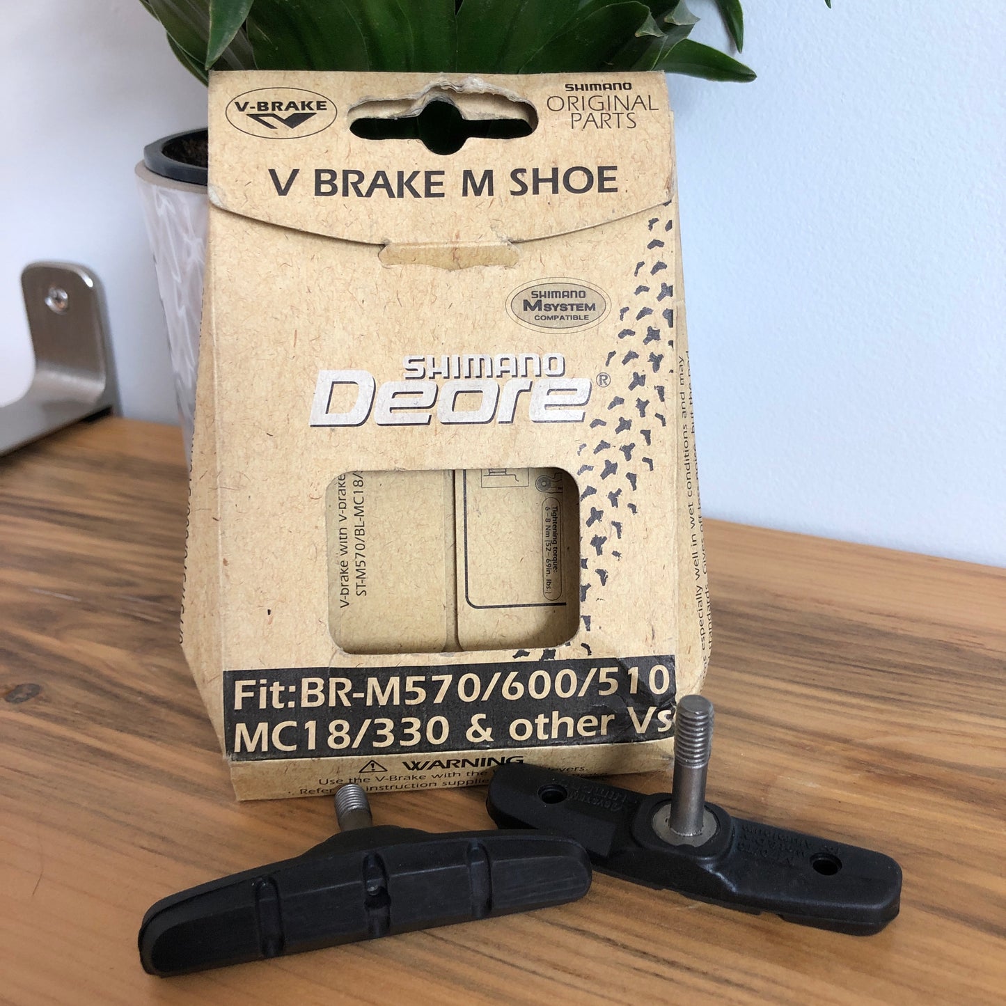 Brake Pads - Vbrake -Shimano Deore V-Brake "M Shoe" Brake Pads (NOS)
