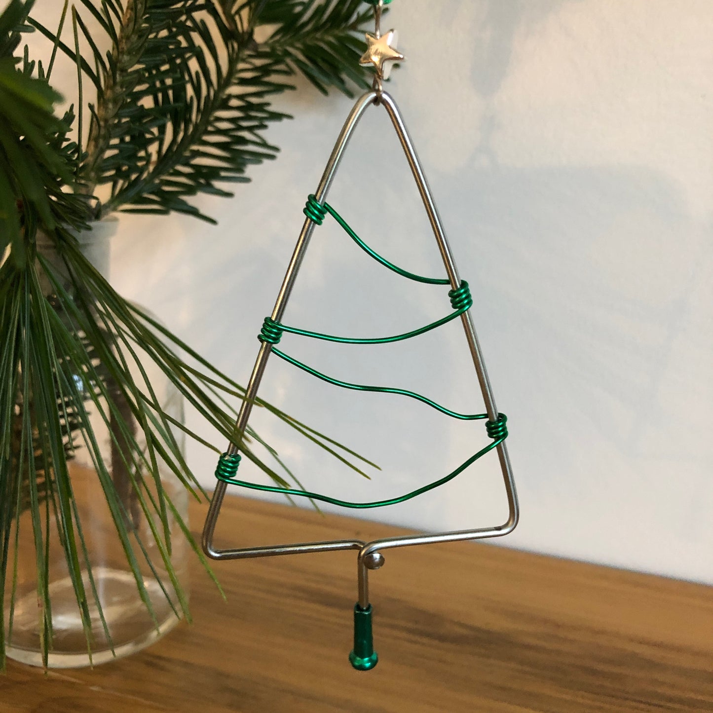 Bicycle Spoke Christmas Tree Ornaments