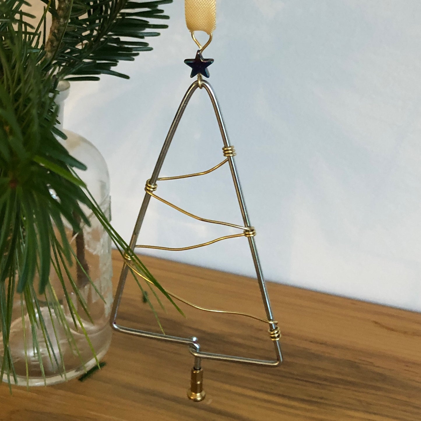 Bicycle Spoke Christmas Tree Ornaments