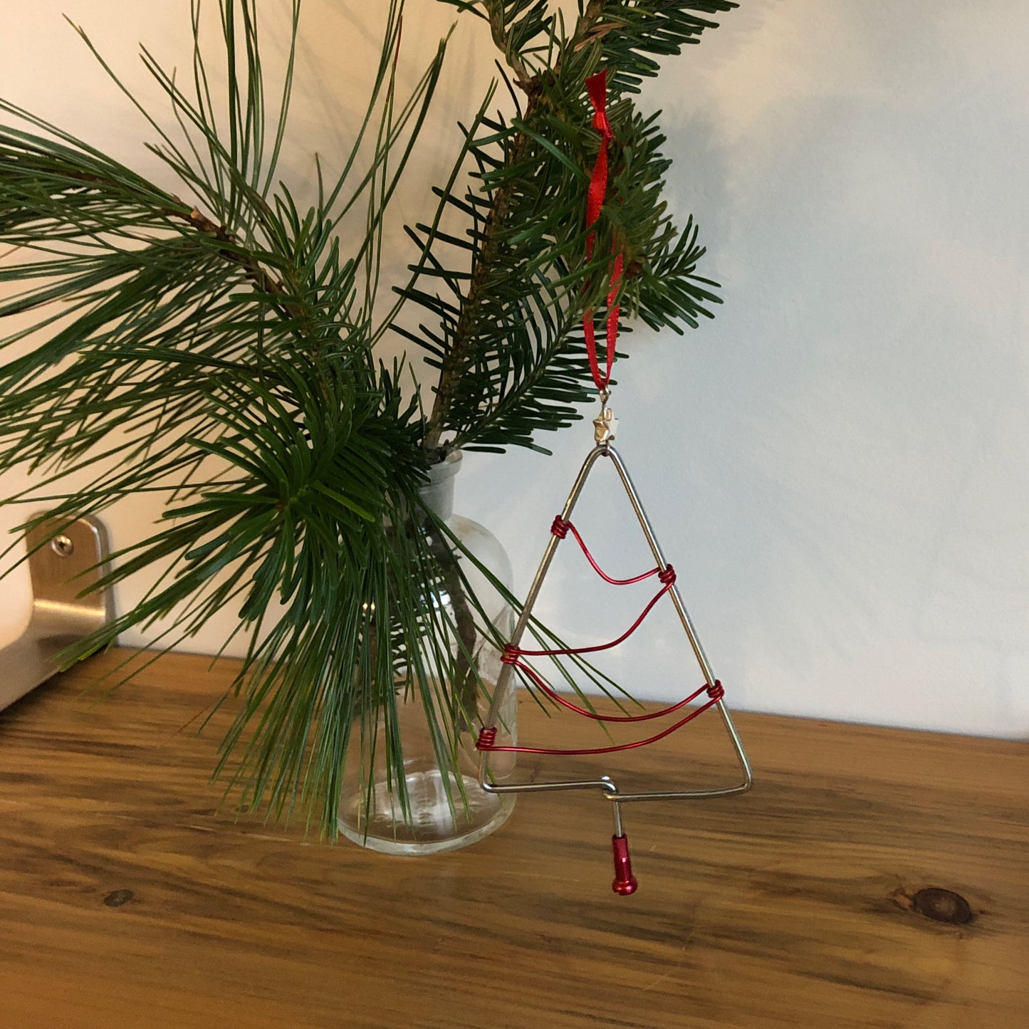 Bicycle Spoke Christmas Tree Ornaments