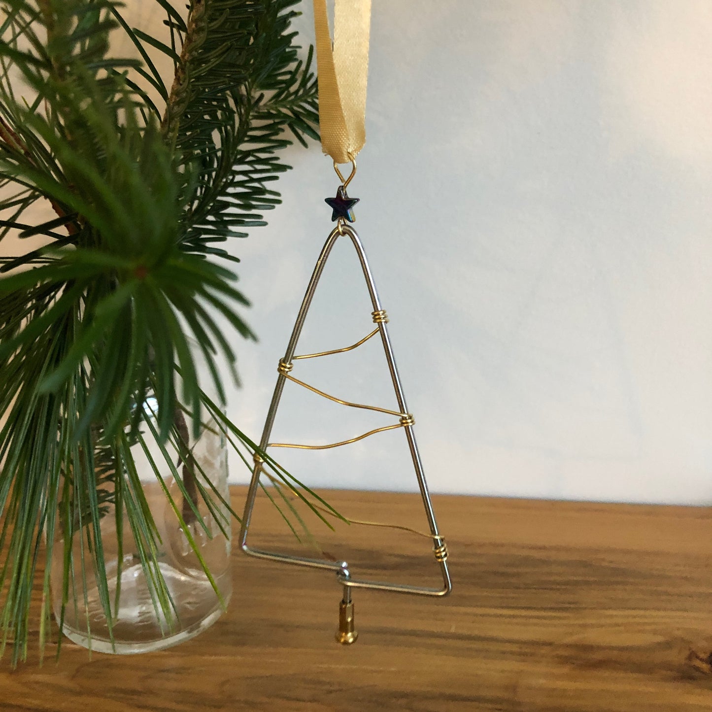 Bicycle Spoke Christmas Tree Ornaments