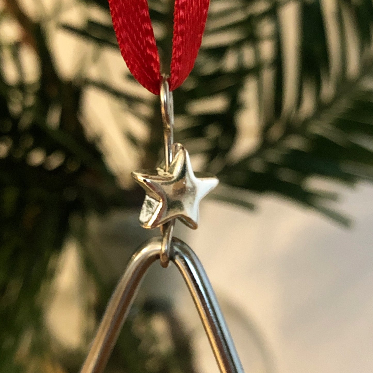 Bicycle Spoke Christmas Tree Ornaments