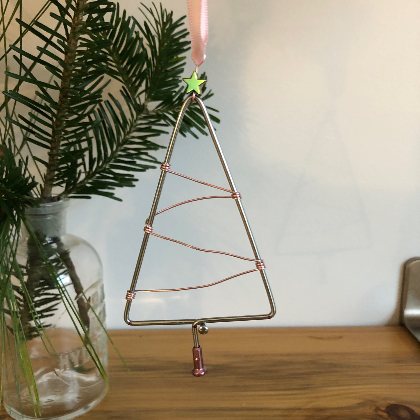 Bicycle Spoke Christmas Tree Ornaments
