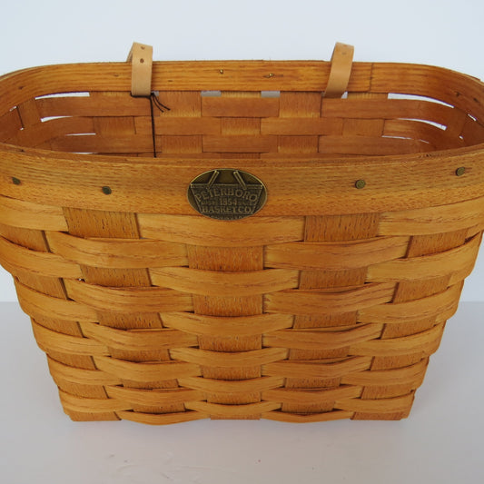 Peterboro Large Ash Wood Bicycle Basket