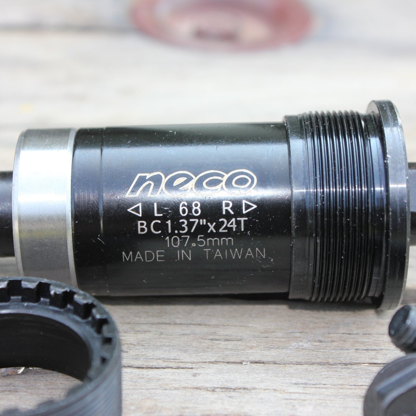 NECCO 107.5mm Sealed Bottom Bracket Cartridge